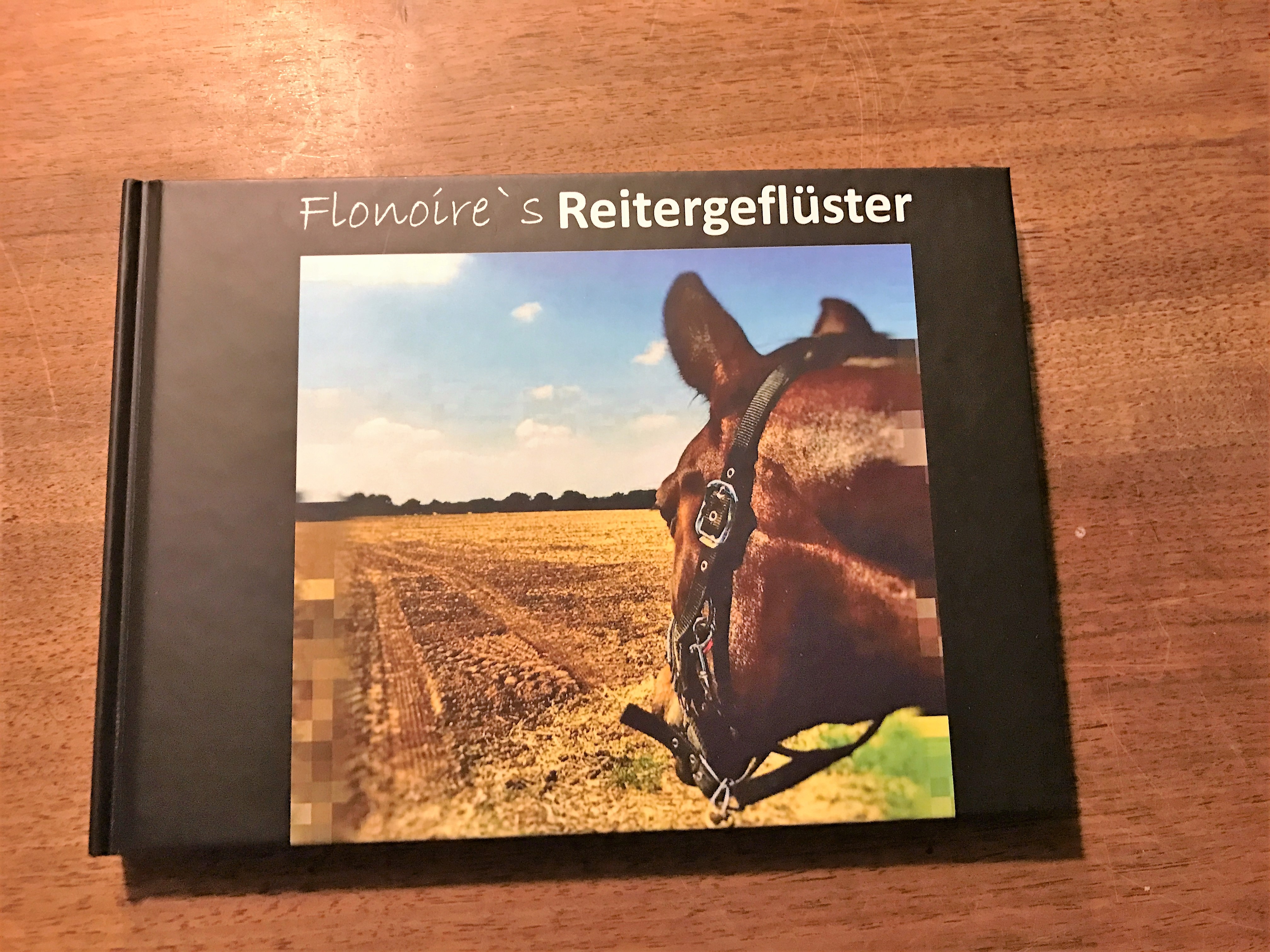 Black Edition, personalisiert, mit Pferdenamen "Flonoire"